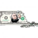 a disappearing dollar