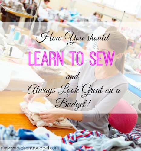 learn to sew, looking great on a budget, frugal living