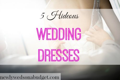 bad ideas for a wedding dress, hideous wedding dresses, wedding dress fails