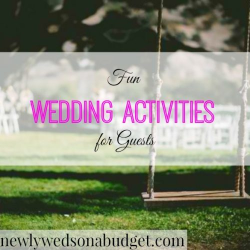 fun wedding activities, wedding ideas, wedding tips