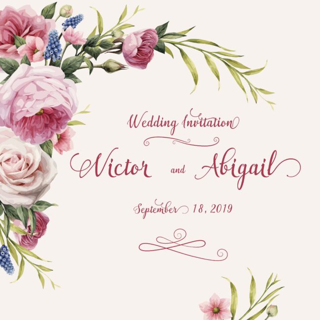 Canva wedding Invitations